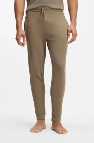 Pyjama-Hose mit Waffelstruktur aus einer Baumwollmischung