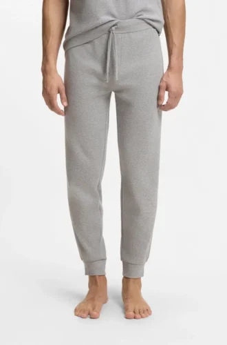 Pyjama-Hose mit Waffelstruktur aus einer Baumwollmischung