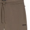Pyjama-Hose mit Waffelstruktur aus einer Baumwollmischung