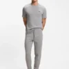 Pyjama-Hose mit Waffelstruktur aus einer Baumwollmischung