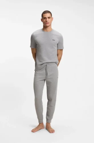 Pyjama-Hose mit Waffelstruktur aus einer Baumwollmischung