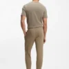 Pyjama-Hose mit Waffelstruktur aus einer Baumwollmischung