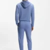 Pyjama-Hose mit Waffelstruktur aus einer Baumwollmischung
