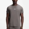 Pyjama mit Kontrasteinsätzen aus einer Baumwollmischung