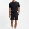 Pyjama-Shorts aus Baumwolle mit Kordelzug und aufgedrucktem Logo