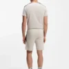 Pyjama-Shorts aus Baumwollmischung mit Colour-Blocking