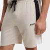 Pyjama-Shorts aus Baumwollmischung mit Colour-Blocking
