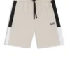 Pyjama-Shorts aus Baumwollmischung mit Colour-Blocking