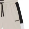 Pyjama-Shorts aus Baumwollmischung mit Colour-Blocking