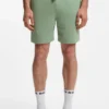 Pyjama-Shorts aus Baumwollmischung mit gesticktem Logo