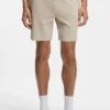 Pyjama-Shorts aus Baumwollmischung mit gesticktem Logo