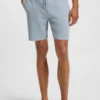 Pyjama-Shorts aus Baumwollmischung mit gesticktem Logo