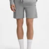 Pyjama-Shorts aus Baumwollmischung mit gesticktem Logo
