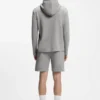 Pyjama-Shorts aus Baumwollmischung mit gesticktem Logo