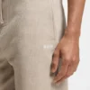 Pyjama-Shorts aus Baumwollmischung mit gesticktem Logo