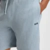 Pyjama-Shorts aus Baumwollmischung mit gesticktem Logo