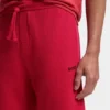 Pyjama-Shorts aus Baumwollmischung mit gesticktem Logo