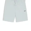 Pyjama-Shorts aus Baumwollmischung mit gesticktem Logo