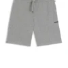 Pyjama-Shorts aus Baumwollmischung mit gesticktem Logo