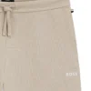 Pyjama-Shorts aus Baumwollmischung mit gesticktem Logo