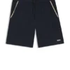 Pyjama-Shorts aus Stretch-Baumwolle mit charakteristischem Streifenband
