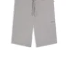 Pyjama-Shorts aus Stretch-Jersey mit gesticktem Logo