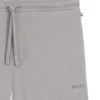 Pyjama-Shorts aus Stretch-Jersey mit gesticktem Logo