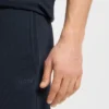 Pyjama-Shorts aus Stretch-Jersey mit gesticktem Logo