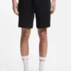Pyjama-Shorts mit gesticktem Logo aus einer Baumwollmischung