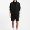 Pyjama-Shorts mit gesticktem Logo aus einer Baumwollmischung