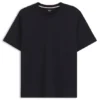 Pyjama-T-Shirt aus Baumwolle mit aufgedrucktem Logo
