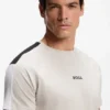 Pyjama-T-Shirt aus Baumwollmischung mit Colour-Blocking Pyjama-T-Shirt aus Baumwollmischung mit Colour-Blocking