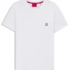 Pyjama-T-Shirt mit gestapeltem Logo aus Stretch-Baumwolle