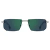 Randlose Sonnenbrille mit getönten Gläsern und Double-B-Monogramm