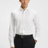 Regular-Fit-Hemd aus Stretch-Twill