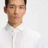 Regular-Fit-Hemd aus Stretch-Twill