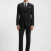 Regular-Fit-Hemd aus Stretch-Twill
