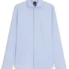 Regular-Fit-Hemd aus Stretch-Twill