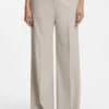 Regular-Fit-Hose mit weitem Bein aus Stretchstoff