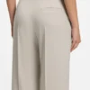Regular-Fit-Hose mit weitem Bein aus Stretchstoff