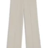 Regular-Fit-Hose mit weitem Bein aus Stretchstoff