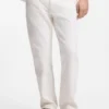 Regular-Fit-Jeans aus weißem Denim