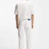 Regular-Fit-Jeans aus weißem Denim