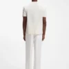 Regular-Fit-T-Shirt aus Baumwolle mit erhabener Jacquard-Struktur