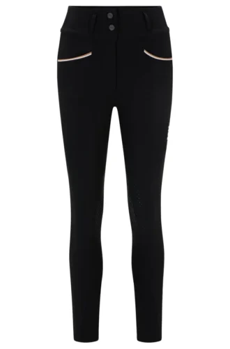 Reit-Reithose mit Knee-Grip und hoher Taille