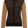 Reitsport-Strickjacke als zweite Schicht mit Logo-Patch Reitsport-Strickjacke als zweite Schicht mit Logo-Patch