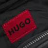 Reporter-Tasche mit genarbter Oberfläche und gestapeltem Logo