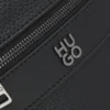 Reporter-Tasche mit genarbter Oberfläche und gestapeltem Logo