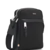 Reporter-Tasche mit Lederbesatz