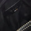 Reporter-Tasche mit Lederbesatz